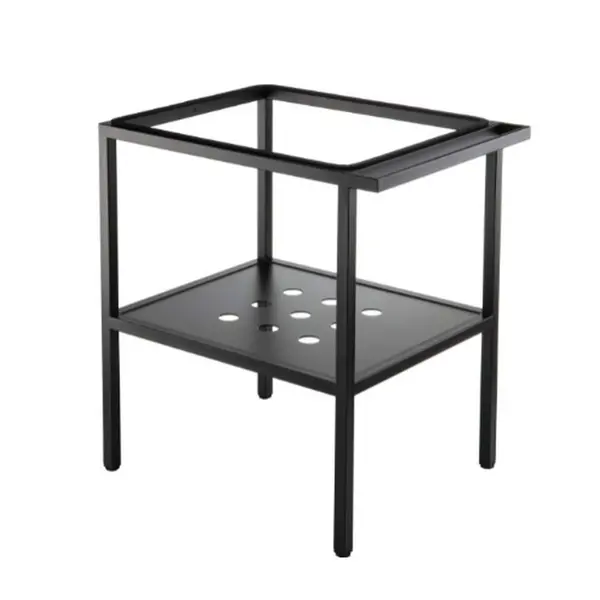 Consola sustinere lavoar cu suport pentru prosop, culoare negru 40 cm, Deante