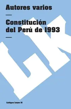 Constitución del Perú de 1993, Paperback/***