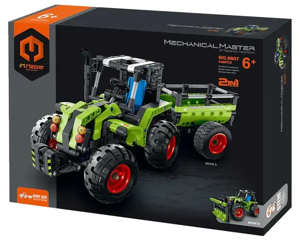 Constructor 2 in 1 iM.Master Mechanical Master - Tractor, 348 de piese
