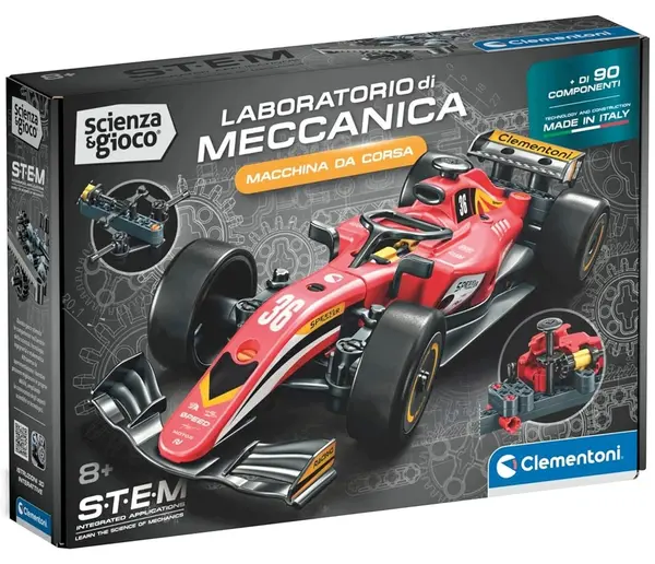 Constructor Clementoni Mechanics Laboratory - Formulă, 90 piese