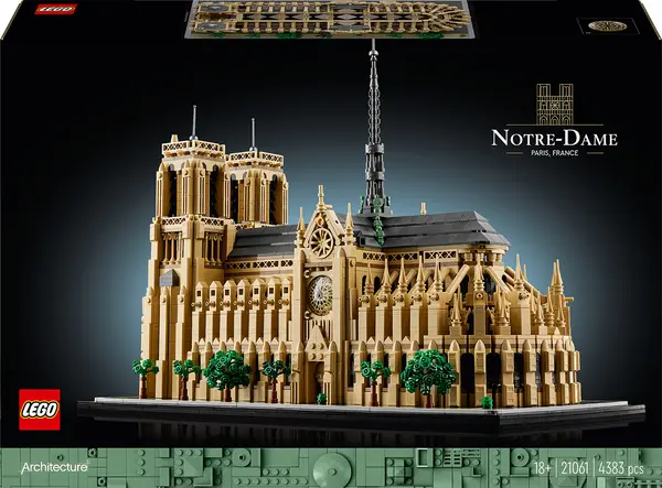 Constructor LEGO Architecture - Catedrala Notre Dame (21061)