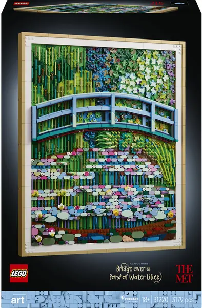 Constructor LEGO Art - Claude Monet: Podul peste lacul cu nuferi (31220)
