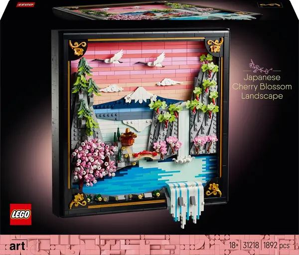 Constructor LEGO Art - Peisaj japonez cu flori de cireș (31218)