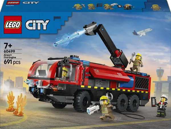 Constructor LEGO City - Autospecială de pompieri a aeroportului (60499)