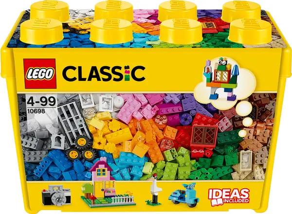 Constructor LEGO Classic - Cutie cu blocuri creative (10698)
