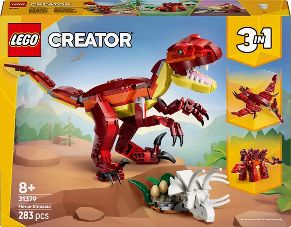 Constructor LEGO Creator 3 în 1 - Dinozaurul Feroce (31379)