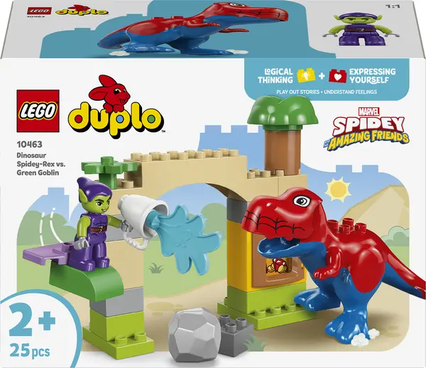 Constructor LEGO Duplo - Spidey Rex vs. Green Goblin (10463)