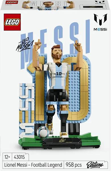 Constructor LEGO Football - Legenda fotbalului: Lionel Messi (43015)