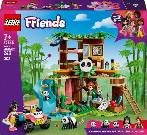 Constructor LEGO Friends - Îngrijirea animalelor din adăpostul pentru panda (42648)