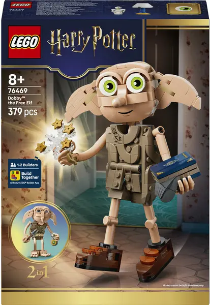Constructor LEGO Harry Potter - Dobby, spiridușul liber (76469)