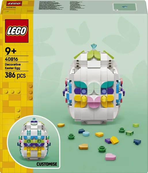 Constructor LEGO Iconic - Ou decorativ de Paște (40816)