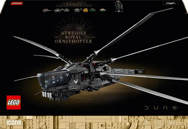 Constructor LEGO Icons - Dune: Atreides Royal Ornithopter (10327)