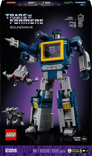 Constructor LEGO Icons - Transformers: Soundwave (10358)