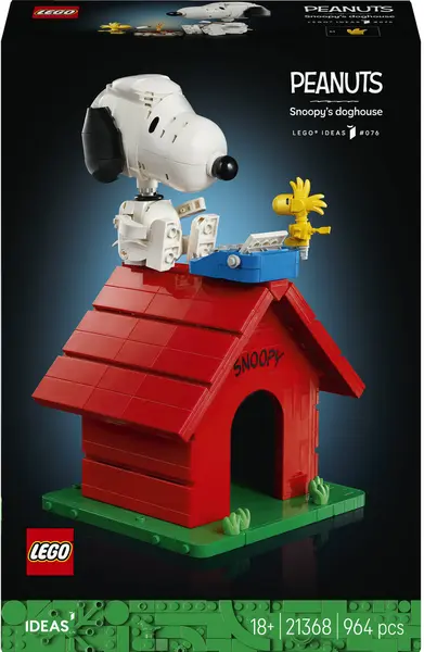 Constructor LEGO Ideas - Peanuts: Cabana lui Snoopy (21368)
