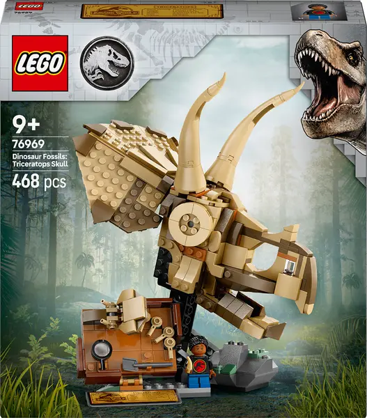 Constructor LEGO Jurassic World - Dinosaur Fossils: Triceratops Skull (76969)
