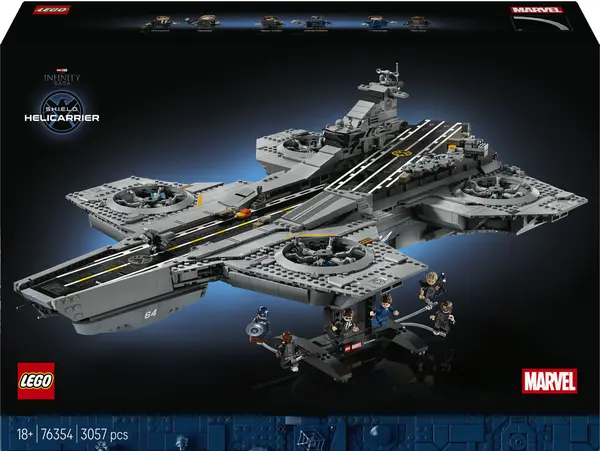Constructor LEGO Marvel Super Heroes - S.H.I.E.L.D. Helicarrier (76354)