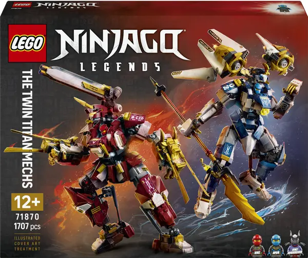 Constructor LEGO Ninjago - Gemeni roboți-titani (71870)