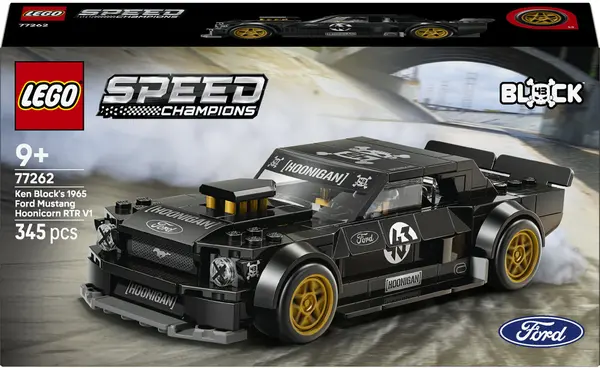 Constructor LEGO Speed Champions - Ford Mustang Hoonicorn V1 на Ken Block от 1965 г. (77262)