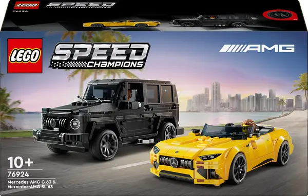 Constructor LEGO Speed Champions - Mercedes-AMG G 63 șid Mercedes-AMG SL 63 (76924)