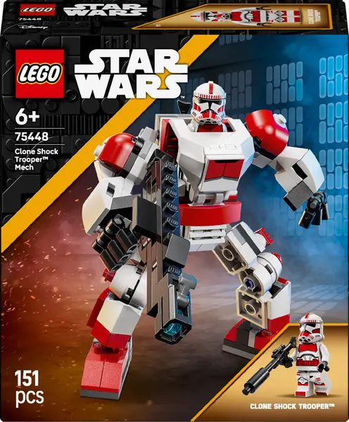 Constructor LEGO Star Wars - Soldat clon - Robot de șoc (75448)