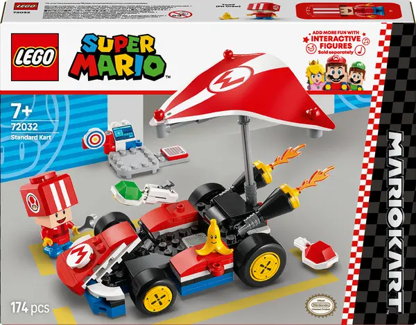 Constructor LEGO Super Mario - Mario Kart, Standard Kart (72032)