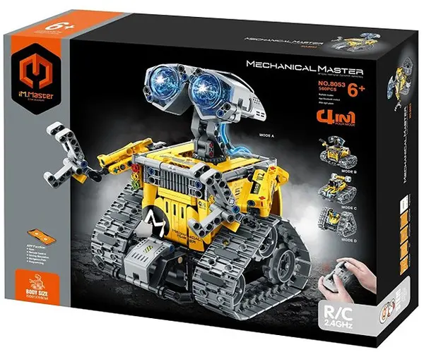 Constructor pentru copii 4 în 1 iM.Master - Robot transformator, cu RC, 560 piese