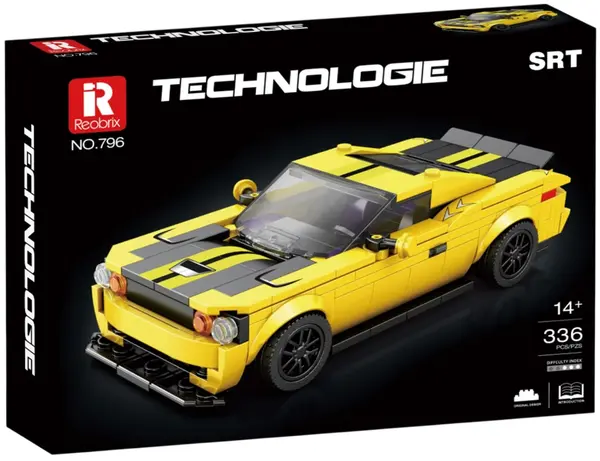 Constructor Reobrix Technologie - Dodge Charger SRT Hellcat, 336 piese