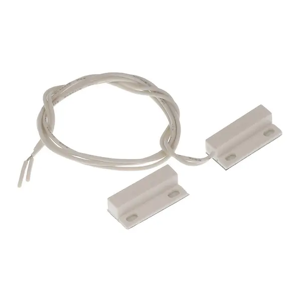 Contact magnetic lateral Satel B-1, aparent, NO, alb