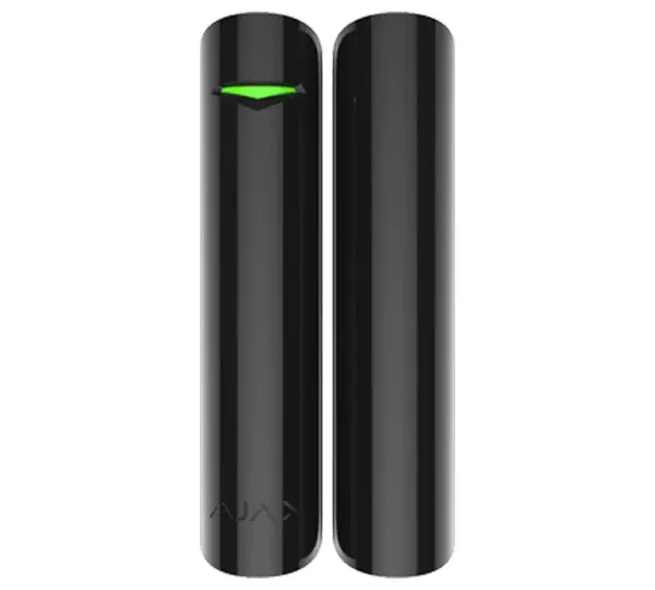 Contact magnetic wireless cu senzor de soc, 868 MHz, 1200 m, AJAX DOORPROTECTPLUS BL