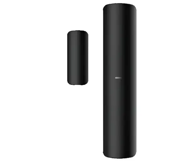 Contact magnetic wireless pentru usa sau geam Hikvision AX PRO DS-PDMC-EG2-WE(B)(BLACK), Tri-X 868MHz, RF 1600m, negru