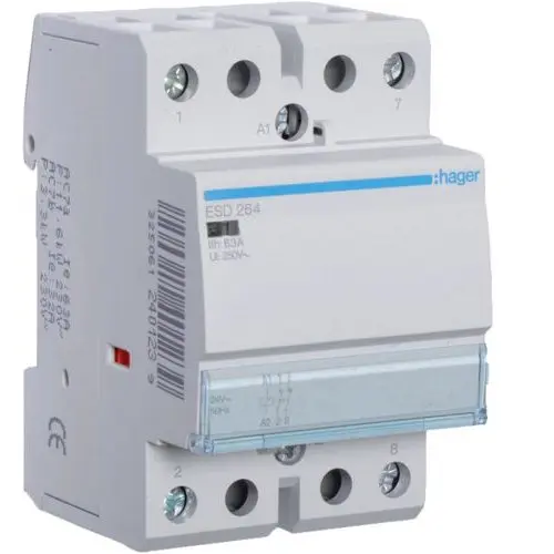 Contactor 63A, 2NI, 24V Hager ESD264
