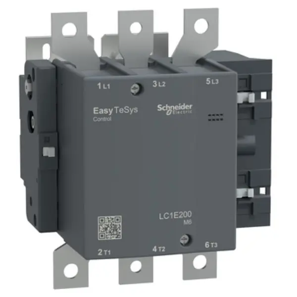 Contactor Easy TeSys Control, Schneider LC1E200M6, 3P(3NO),AC-3,<=440V,200A,220V AC coil,60Hz