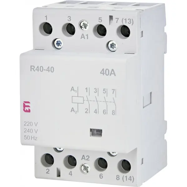 Contactor modular, 230VAC, 40A, 4ND, R 40-40 230V Eti 002463410