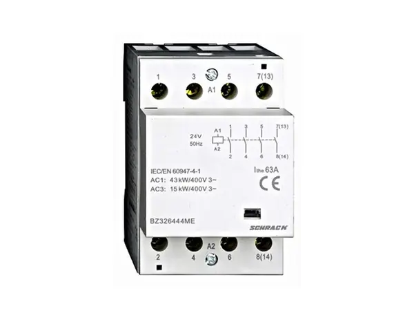 Contactor modular 3UH Schrack BZ326444ME, 63A, 4 ND, 230V, montare sina DIN, IP20