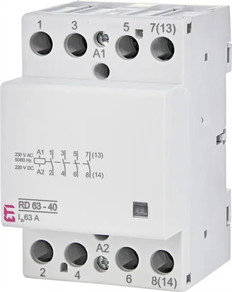 contactor modular rd 63-40-230v ac/dc 002464026