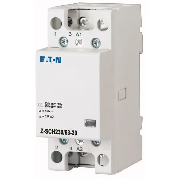 Contactor pe sina 63A 2NO Z-SCH230/63-20 bobina 230V Eaton 248859
