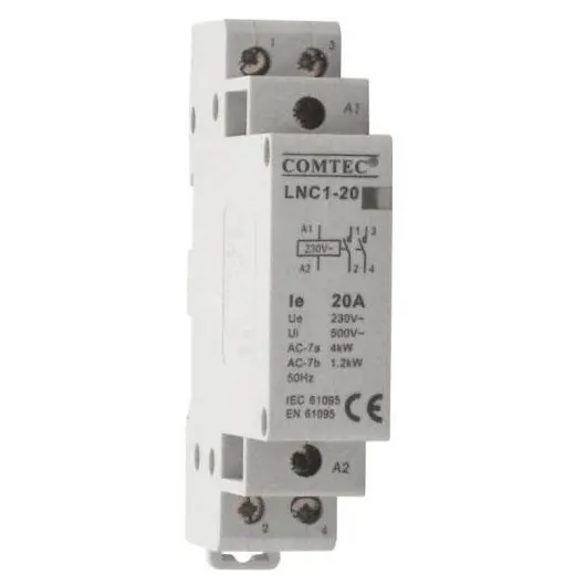 Contactor pe sina DIN 3P/20A 3NC LNC1-20 Comtec MF0003-00766