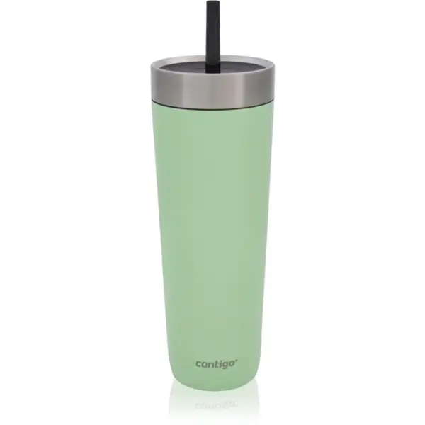 Contigo Luxe Spillproof Tumbler cană termoizolantă culoare Green 720 ml