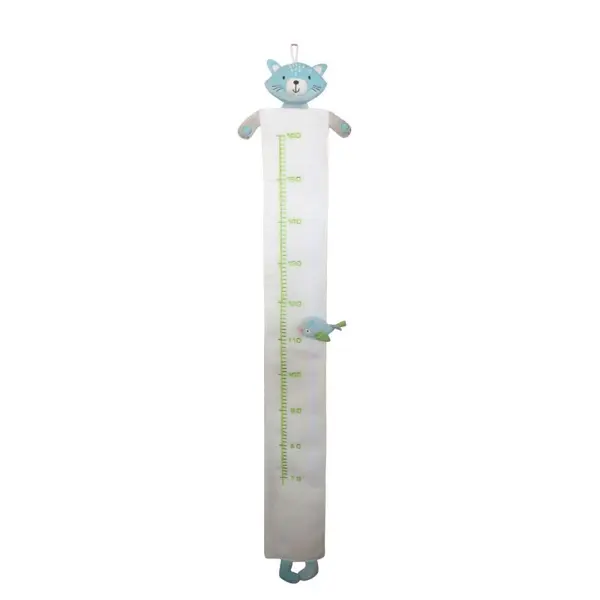 Contor de perete pentru copii KikkaBoo Cat - Plush