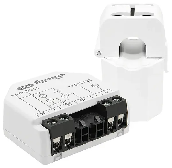 Contor electric inteligent Shelly - EM Gen3, dual channel, alb