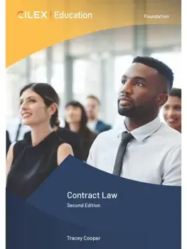 Contract Law. 2 ed, Paperback/Tracey Cooper