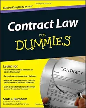 Contract Law for Dummies, Paperback/Scott J. Burnham