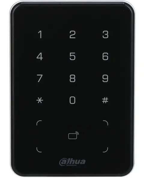 Control acces RFID 125KHz si Mifare 13.56khz + PIN, Wiegand, IP66, Dahua ASR2101A-ME