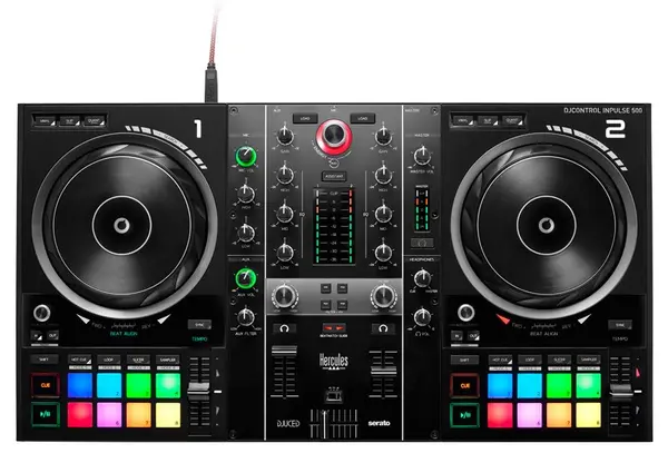 Controler DJ Hercules - DJControl Inpulse 500, negru