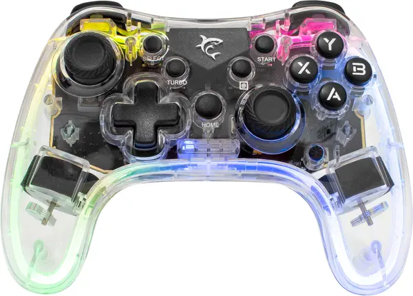 Controler fără fir White Shark - LEGION, transparent