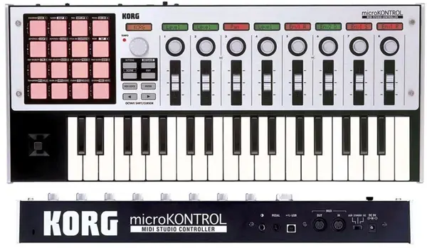 Controler MIDI Korg – microKONTROL MC-1, gri/negru