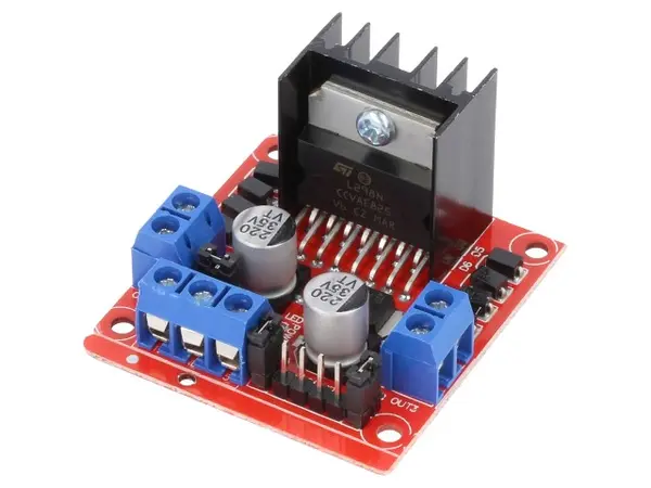 Controler motor pas cu pas L298N 2A Uwej sil: 12V Uin log: 5V