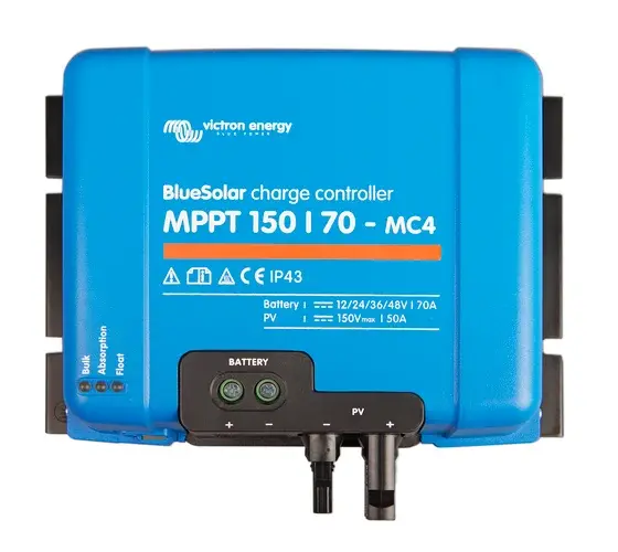 Controler solar de incarcare Victron BlueSolar MPPT 150 70-Mc4 12V 70A, MC4