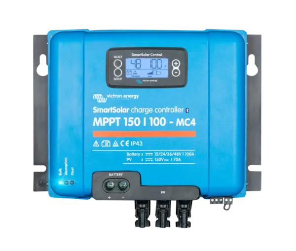 Controler solar de incarcare Victron SmartSolar MPPT 150 100-Mc4 12V 100A, MC4, VE.Can
