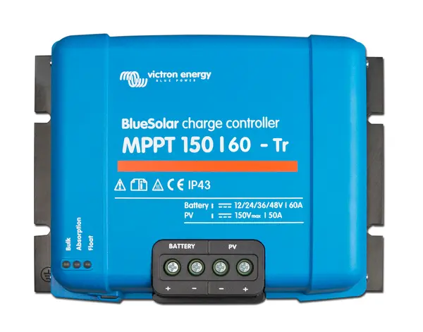 Controler solar MPPT Victron BlueSolar 150 60-Tr - 12V 24V 48V, 60A, pentru sisteme solare mari si baterii de capacitate mare